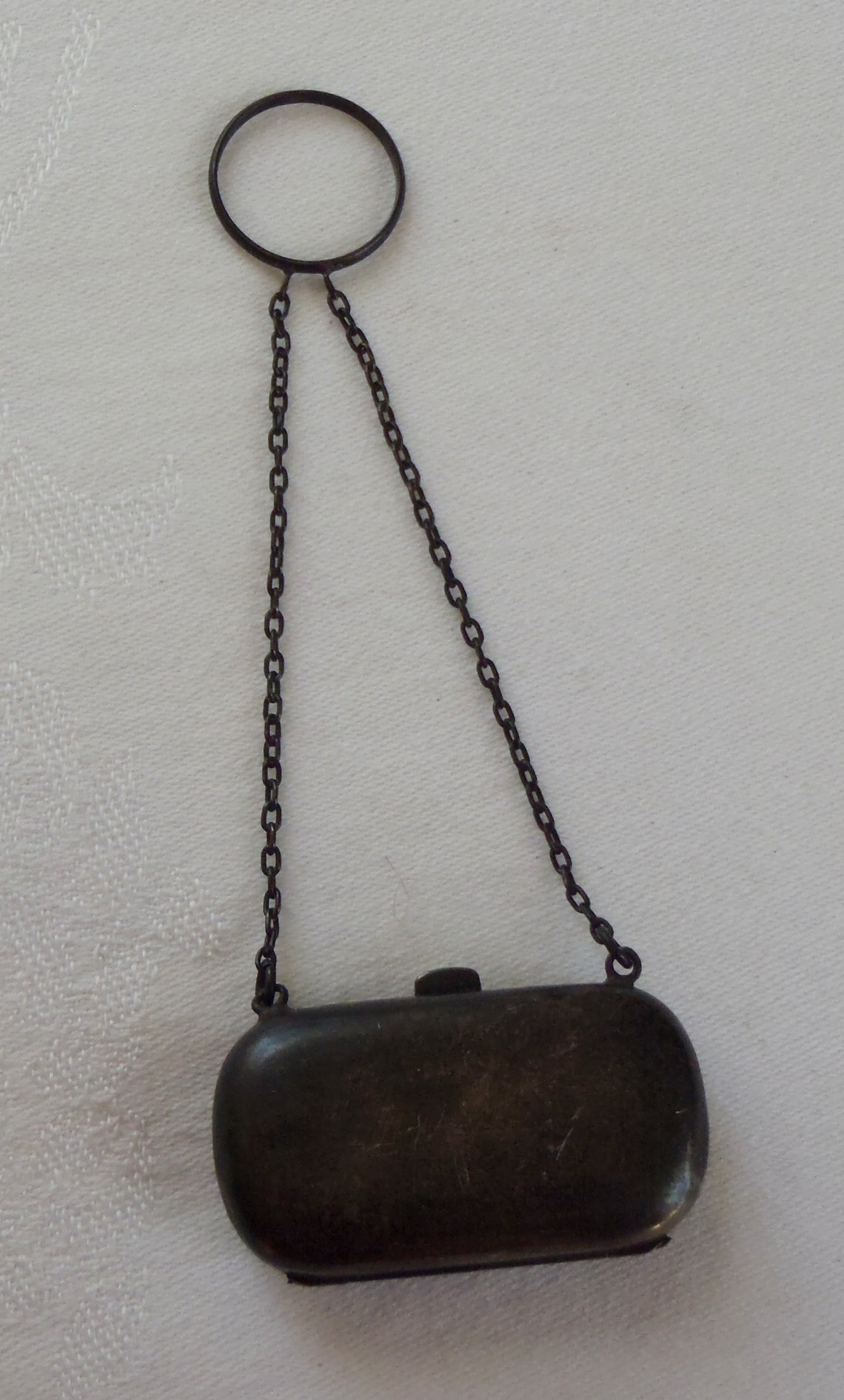 Vintage Dance Compact Coin Purse ster Sterling Silver Etsy