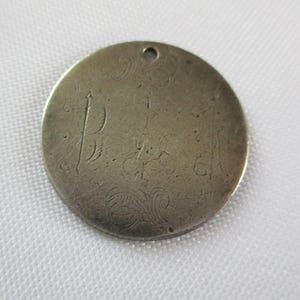 Vintage Worn 1888 Love Token Coin