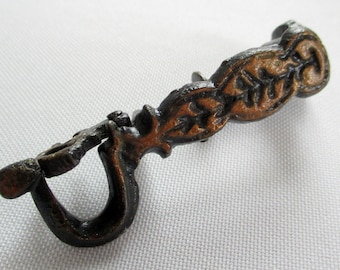 Vintage Cast Iron Sewing Clamp with Heart