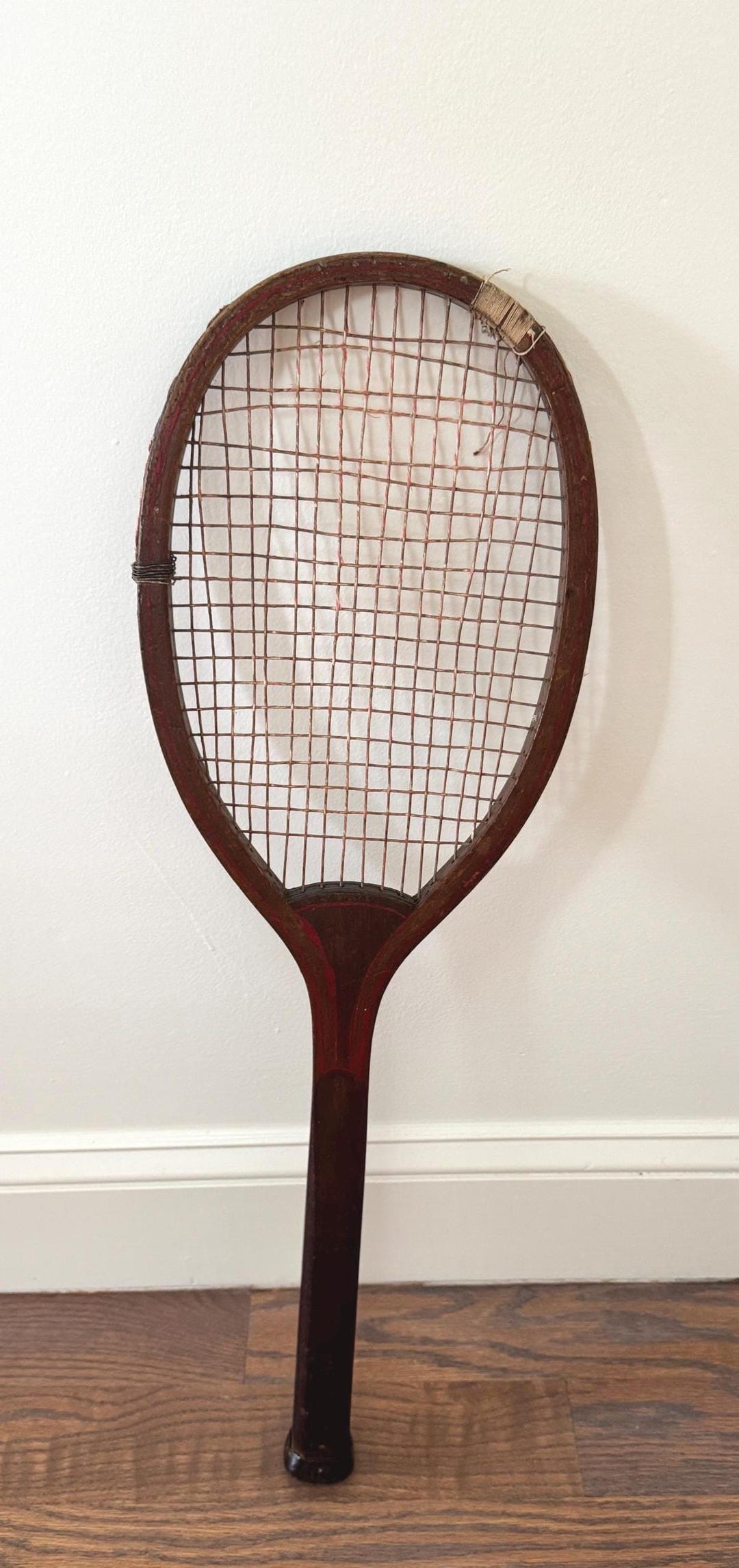 Sioux Wood Rackets Vintage Wooden Tennis Racket- HSB & CO 1910 - Etsy