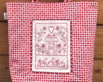 Gingham Cottage Bag