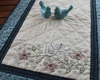 Little Bluebird tablerunner