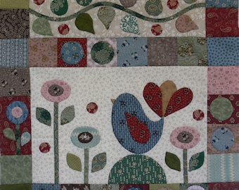 Berries and Bluebirds BOM BLOCK FIVE