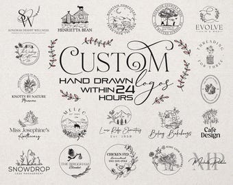 I Will Create a Professional Logo | Custom Business, Photography, Boutique Logo, Vintage Logo Design | Hand-Drawn Logo And Luxury Branding|