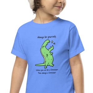 Dinosaur Toddler Short Sleeve Tee, funny T-Rex, perfect birthday gift, boy, girl