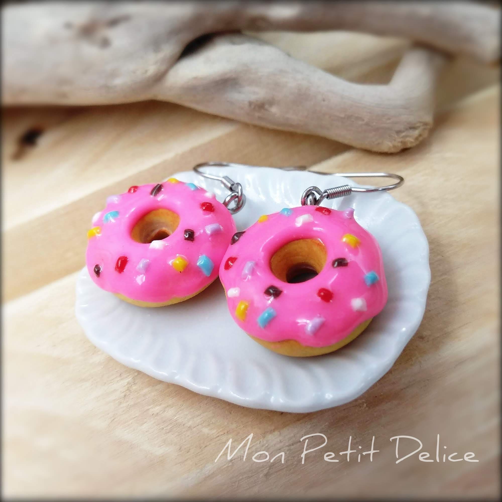 Donut earrings deals