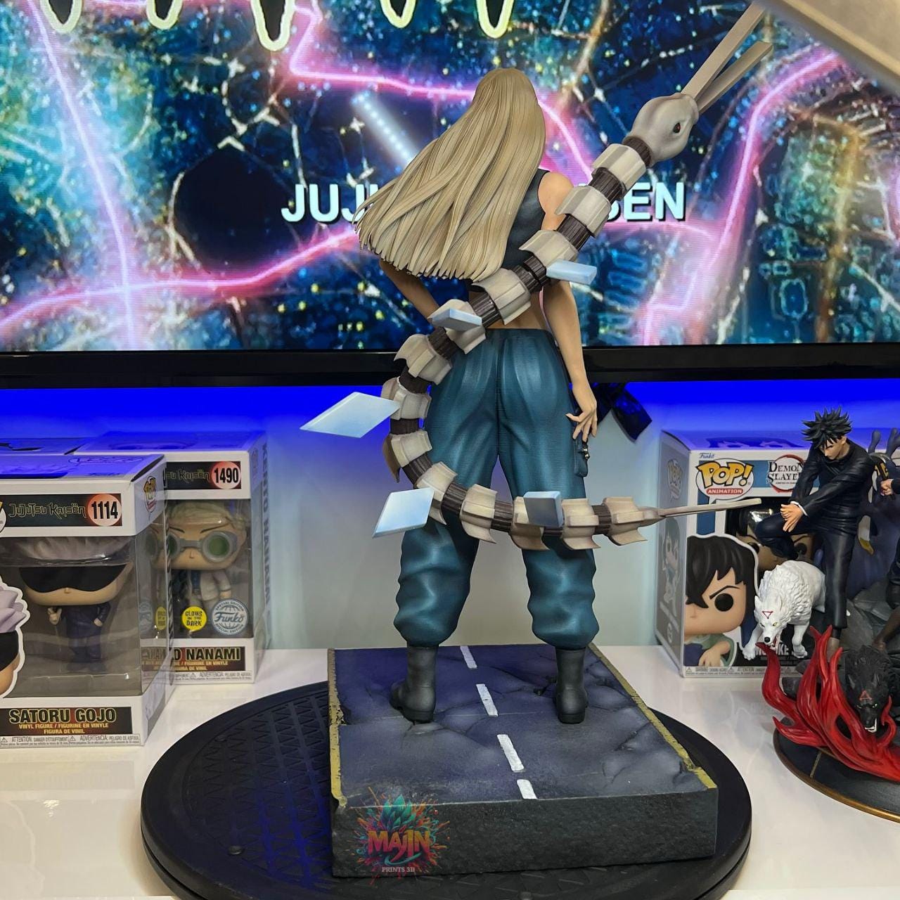 九十九ゆき - 呪術廻戦 12K で 3D プリンターで樹脂プリントされた