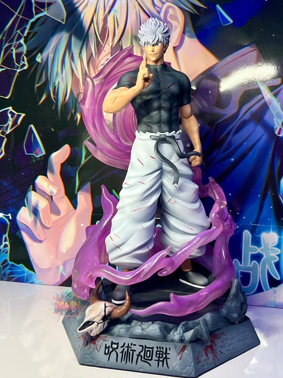 Satoru Gojo - Jujutsu Kaisen  Action figure stampata in resina con stampante 3D in 12K