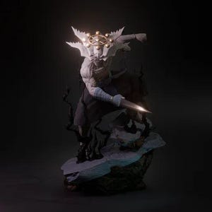 Mahoraga - Jujutsu Kaisen Action figure printed in resin with 3D printer in 12K
