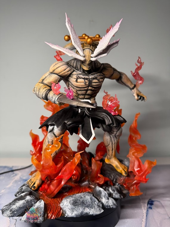 マホラガ - 呪術廻戦アクションフィギュア、12K解像度の3Dプリンターで