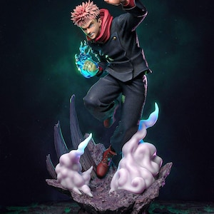 Yuji Itadori - Jujutsu Kaisen Action figure printed in resin with 3D printer in 12K