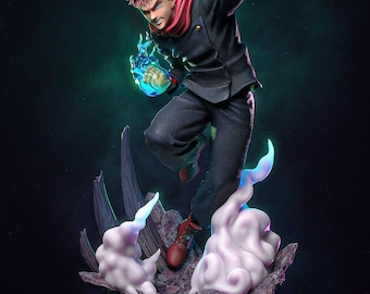 Yuji Itadori - Jujutsu Kaisen Action figure printed in resin with 3D printer in 12K