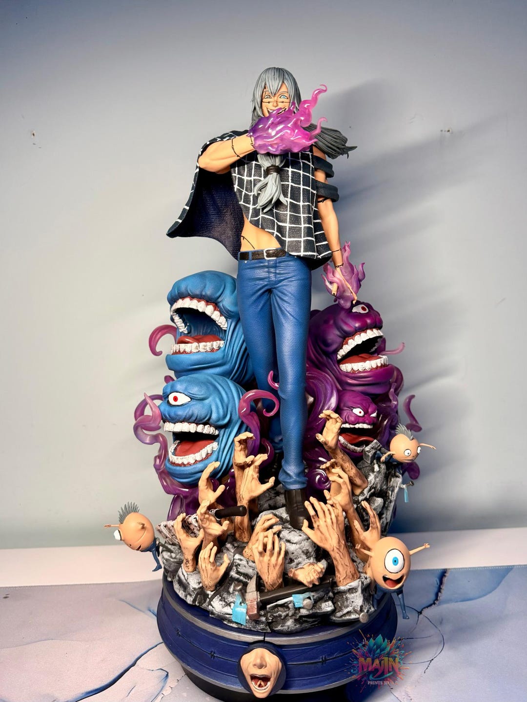 真人 - 呪術廻戦 アクションフィギュア 3Dプリンターで12K樹脂で印刷