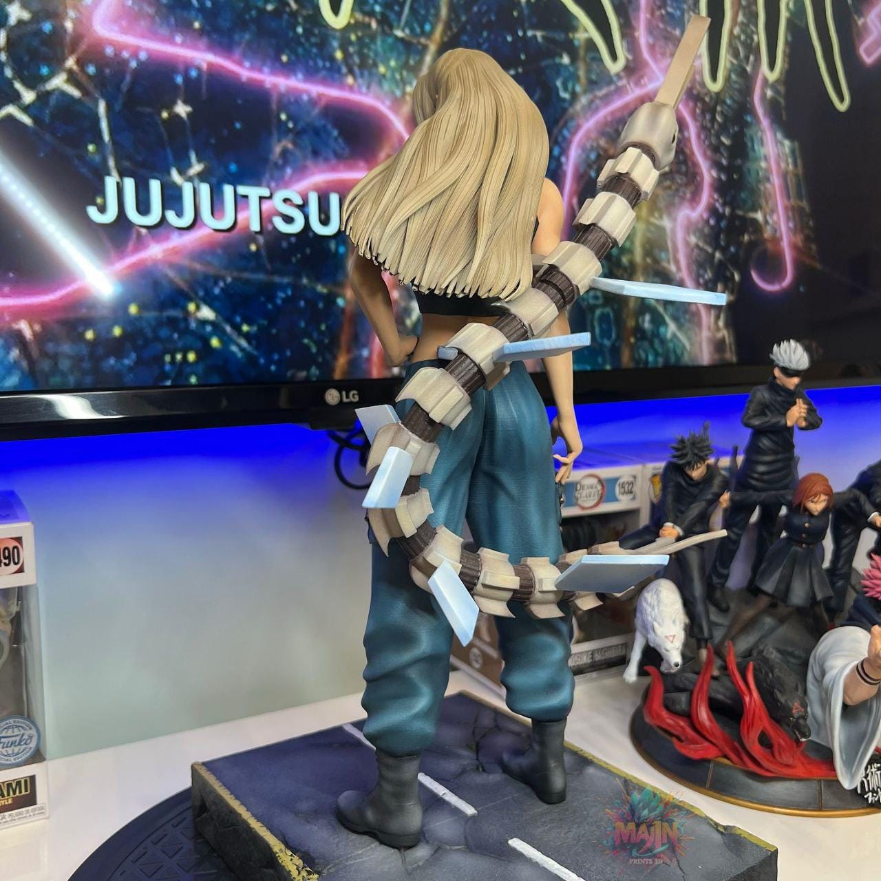 九十九ゆき - 呪術廻戦 12K で 3D プリンターで樹脂プリントされた