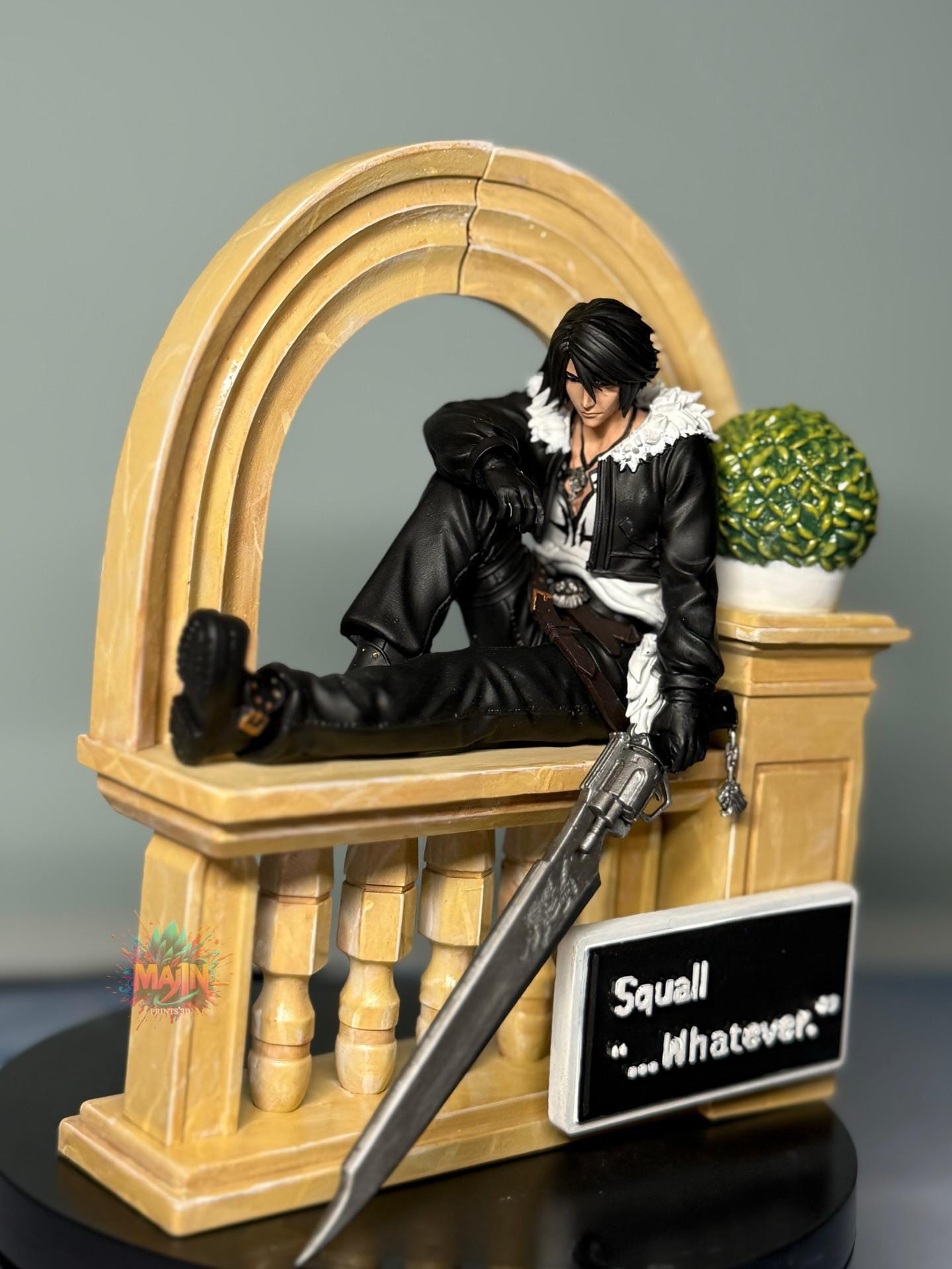 FINAL FANTASY VIIIスコール　クロムフィギュア Amazon.com: Bandai Final Fantasy VIII HG Gashapon Figure-Squall
