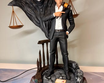 Hiromi Higuruma - Jujutsu Kaisen Action figure printed in resin with a 12K 3D printer and fully painted.