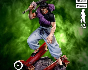 Toji Fushiguro – Jujutsu Kaisen Actionfigur aus Harz mit 3D-Drucker in 12K gedruckt