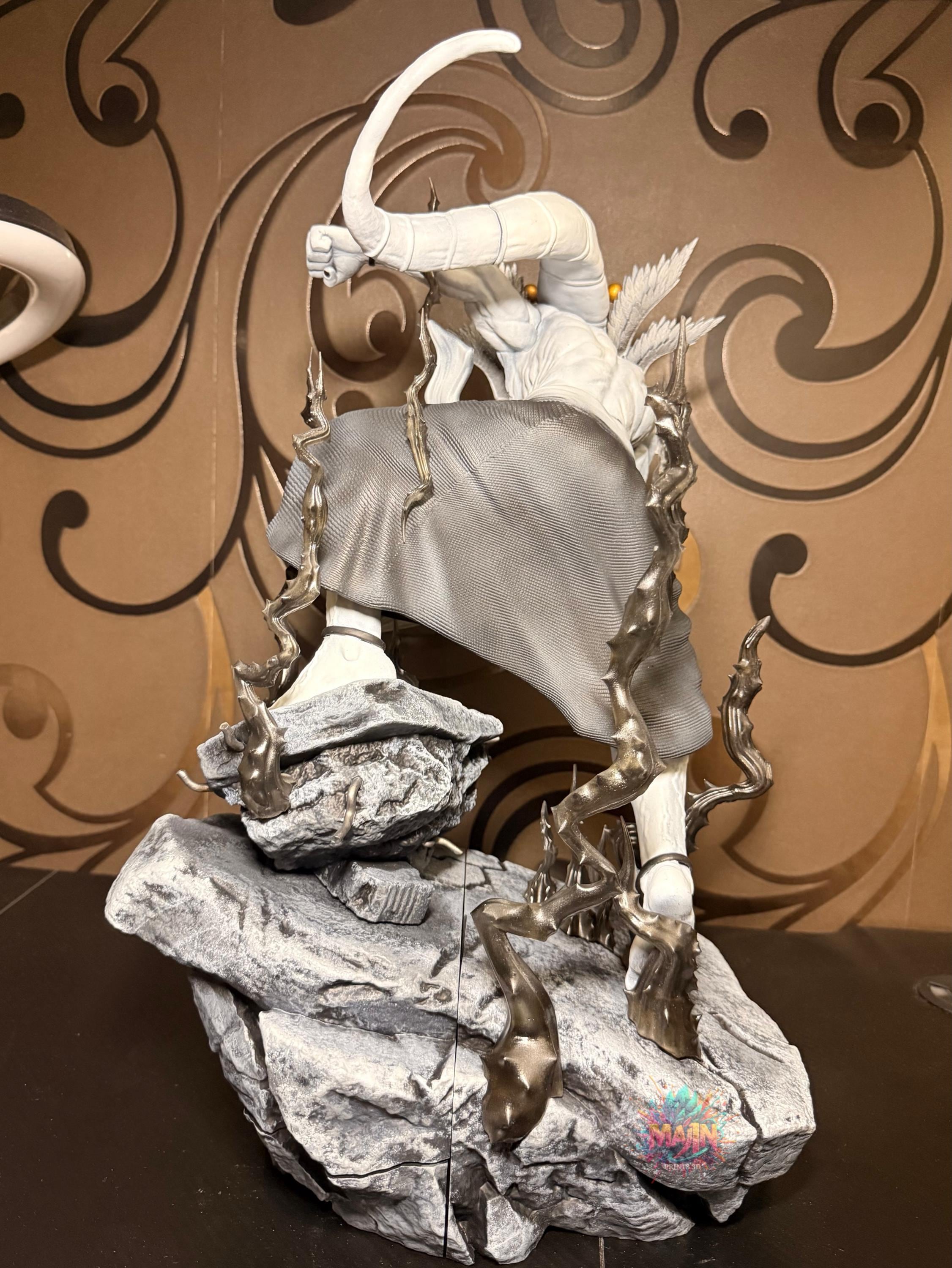 【呪物】大車輪曼荼羅「バジュラPt」 マホラガ - 呪術廻戦アクションフィギュア。12K 3Dプリンターで樹脂
