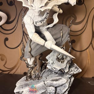 マホラガ - 呪術廻戦アクションフィギュア。12K 3Dプリンターで樹脂