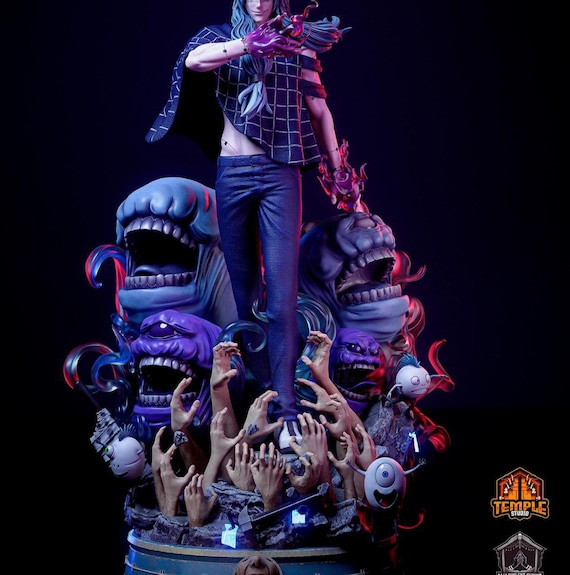 真人さん専用 真人 - 呪術廻戦アクションフィギュア、3Dプリンターで12K樹脂で印刷