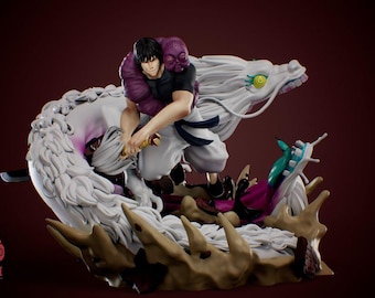 Toji Fushiguro – Jujutsu Kaisen Actionfigur, aus Resin im 12K-3D-Druckverfahren hergestellt und komplett handbemalt