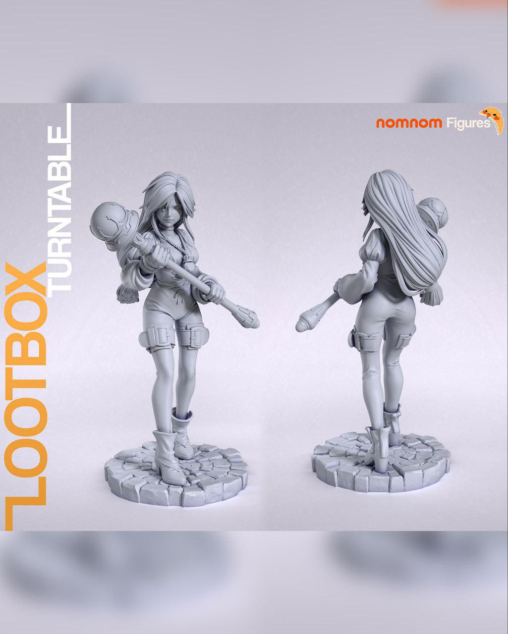 Garnet - Final Fantasy Action Figure Printed in Resin With a 12K