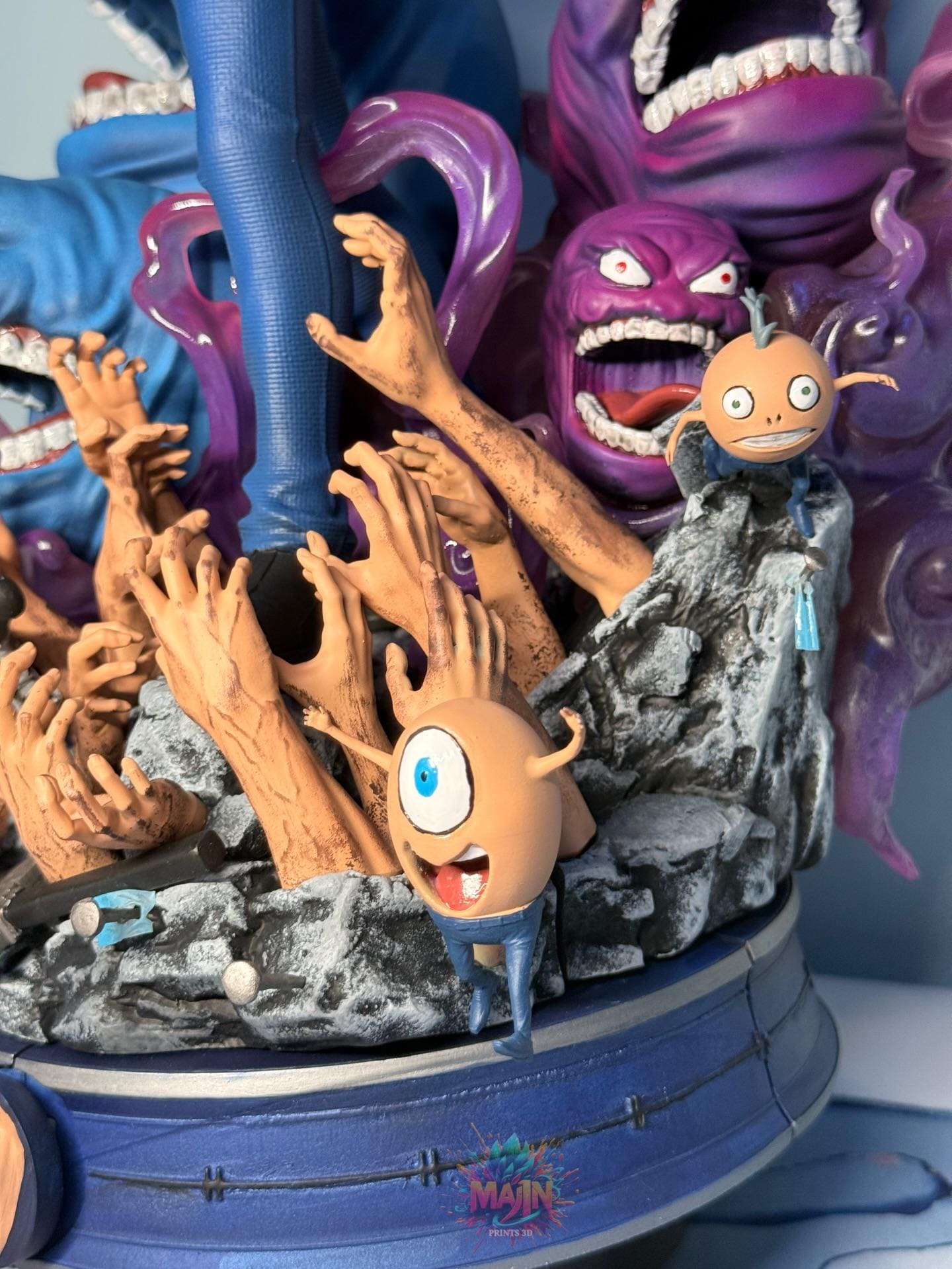 真人 - 呪術廻戦 アクションフィギュア 3Dプリンターで12K樹脂で印刷