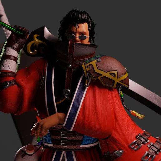 アーロン - ファイナルファンタジーのアクションフィギュア（12K 3D