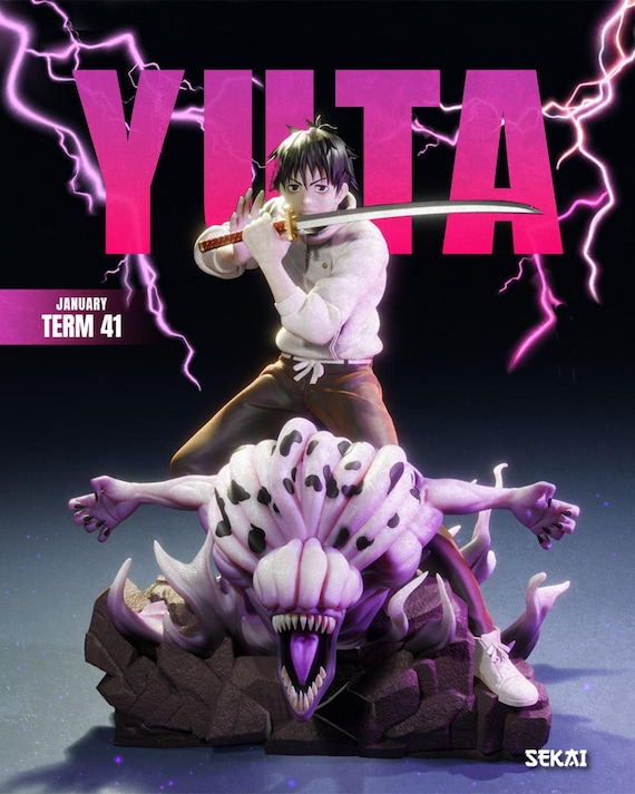 Yuta & Rika - Jujutsu Kaisen Action Figure Printed in Resin With