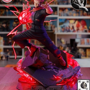 Yuji Itadori - Jujutsu Kaisen Action figure printed in resin with 3D printer in 12K