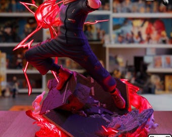 Yuji Itadori - Jujutsu Kaisen Action figure printed in resin with 3D printer in 12K