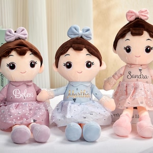 Doll Baby Girl Gift Personalized Baby Gifts For Kids Girls,Custom Girl Gifts For Girl Doll Rabbit Newborn Girl Gift Custom Stuffed Girl Doll