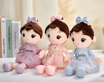 Doll Baby Girl Gift Personalized Baby Gifts For Kids Girl,Custom Girl Gifts For Girl Doll Rabbit Newborn Girl Stuffed toys Gift for children