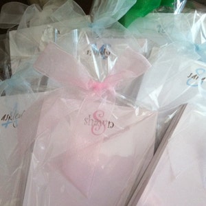 6 Personalized Name and Initial Notepad Sets bridesmaids gifts wedding bride image 1