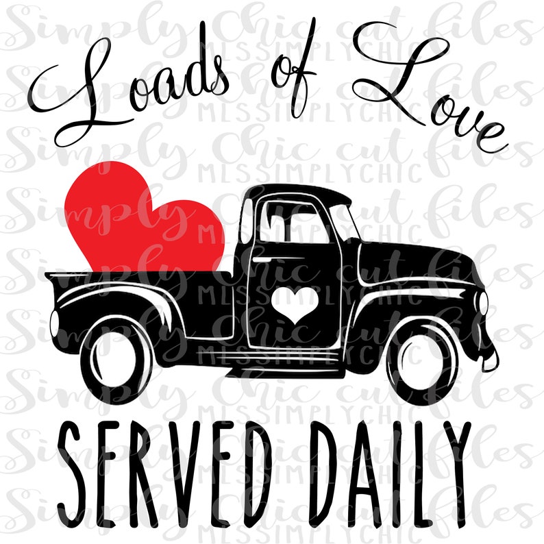 Download Loads of Love Sign SVG cut file for Circuit or Silhouette ...
