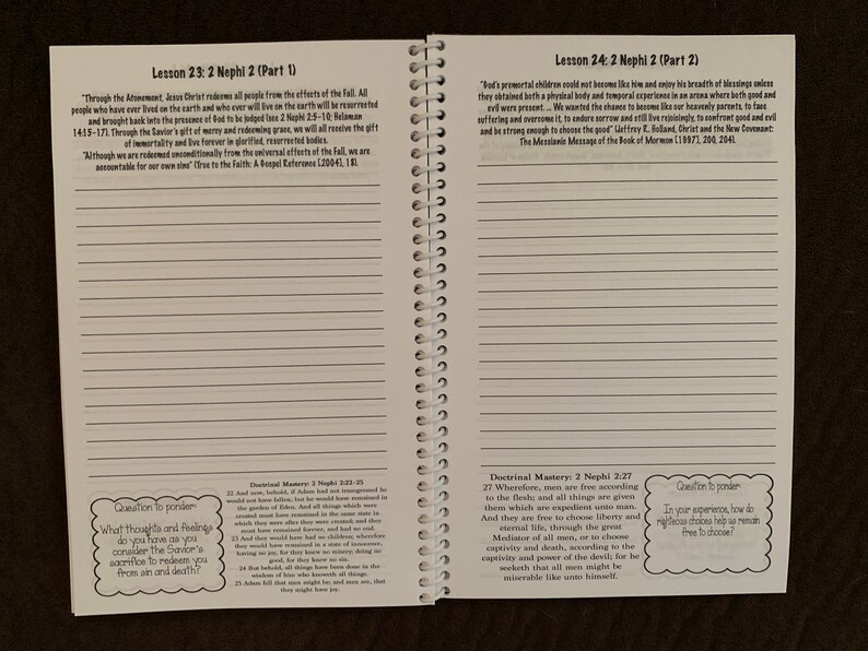 Complete LDS Seminary Study Journal 2019-2020 The Gospels and | Etsy