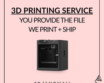 Custom 3D Printing Service – I’ll Print Your STL File on our Bambu P1S