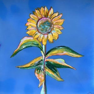 Sonnenblume-Anhänger-Halskette