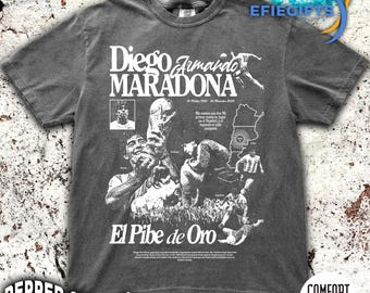 Limited Diego Maradona Tee Comfort Colors Shirt,  Diego Maradona Legend T-shirt - Graphic Tee, Gift For Woman and Man Unisex T-Shirt