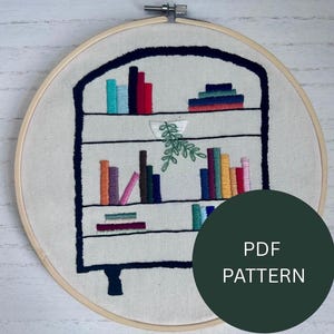Embroidery Pattern—Book Tracker