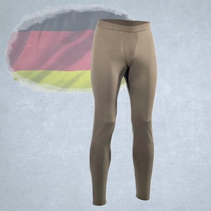 Bundeswehr Tropical CG Long Johns | Cotton Military Thermal Leggings | Khaki Military Underwear | Good condition, used
