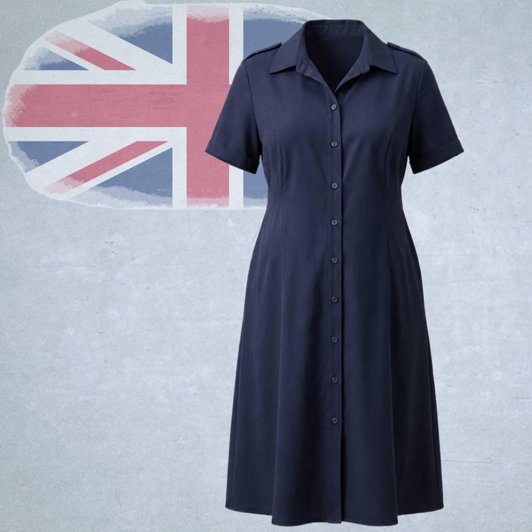 navy maternity dress blue uniform 6701