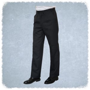 Bundeswehr Trousers Gray - Original German Army Military Trousers, Vintage Surplus, Wool and Polyester, Used, military surplus