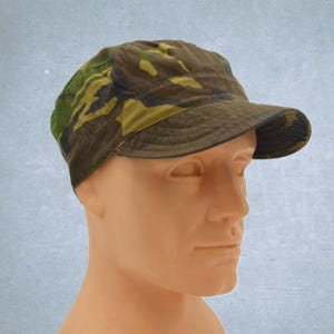 Original Dutch Army Summer Cap Woodland - Military Camouflage, Surplus, Vintage Dutch Army Cap