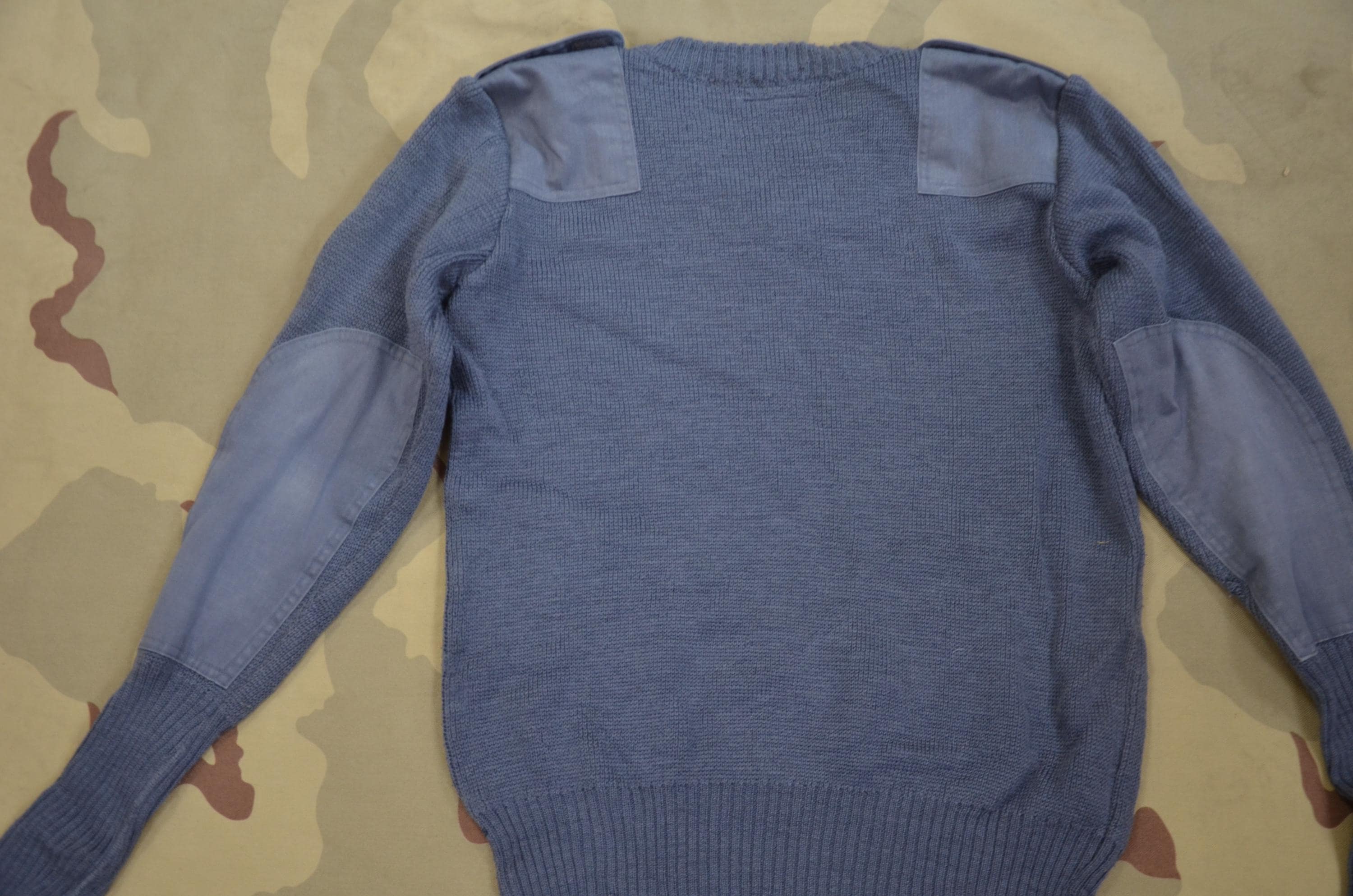 Original RAF V-neck Military Sweater Grade II 80% Wool, Reinforced ...