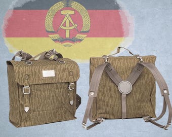 Genuine Berlin Wall Era East German Military Combat Backpack - NEW