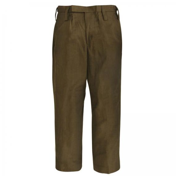 British Army Barrack Dress Trousers | Vintage Military Wool Pants