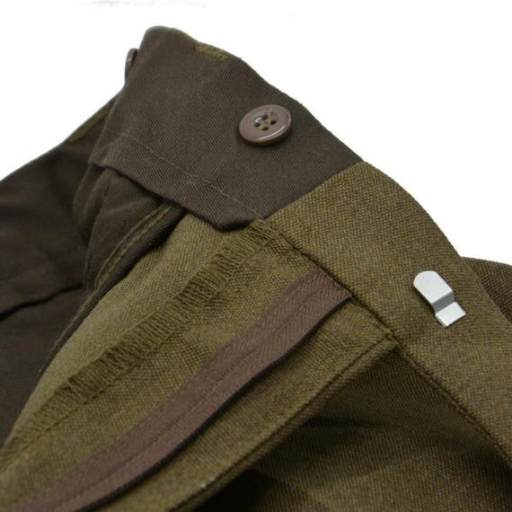 British Army Barrack Dress Trousers | Vintage Military Wool Pants