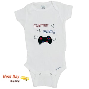 Gamer Baby Onesie© - Cute Video Game Controller Baby Bodysuit - Baby Shower Gift for Gamer Parents - Fun Newborn Outfit