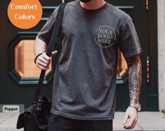 Custom Business Logo Shirts, Business Logo T-Shirt, Personalized Company Logo Shirt, Team Logo Shirts, Brand Logo T-Shirt, Company Logo Tee